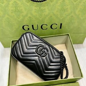 <AUTHENTIC>Gucci GG  Small Leather Shoulder Bag